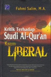 Kritik terhadap studi Al-Qur'an kaum liberal