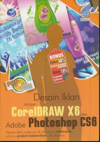 Pas desain iklan dengan corelDRAW X6 dan adobe photoshop CS6