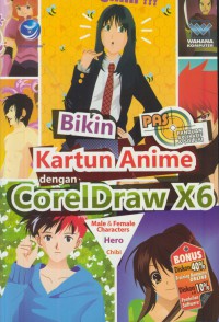 Pas bikin kartun anime dengan CorelDRAW X6