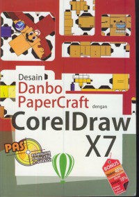 Pas desain danbo paperCraft dengan CorelDRAW X 7