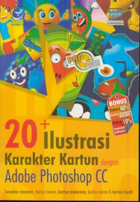 20+ Ilustrasi karakter kartun dengan Adobe Photoshop CC