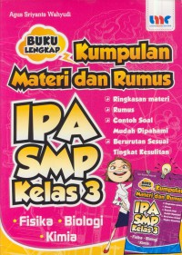 Kumpulan materi dan rumus IPA SMP kelas 3