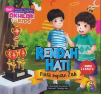 Rendah hati : piala impian zaki