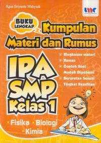 Buku lengkap kumpulan materi dan rumus IPA SMP kelas 1