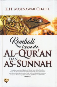 Kembali kepada Al-Qur'an dan As-Sunnah