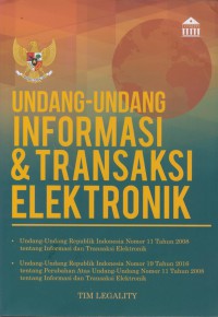 Undang-undang informasi & transaksi elektronik (ITE)