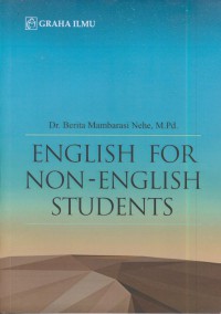 English for non-english students