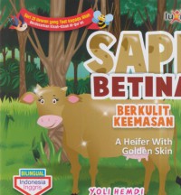 Sapi betina berkulit keemasan ( a heifer with golden skin )