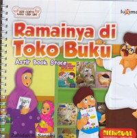 Ramainya di toko buku : astir book store (bilingual)