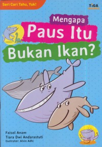 Mengapa paus itu bukan ikan ?