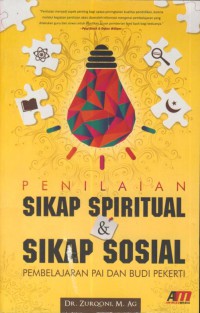 Penilaian sikap spiritual dan sikap sosial pembejaran PAI dan budi pekerti.