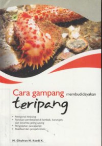 Cara Gampang Membudidayakan Teripang