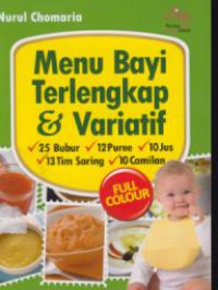 Menu bayi terlengkap dan variatif