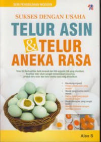 Sukses dengan usaha telur asin & telur aneka rasa