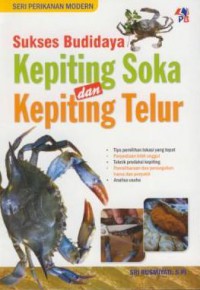 Sukses budidaya kepiting soka dan kepiting telur