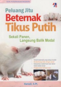 Peluang jitu beternak tikus putih sekali panen, langsung balik modal