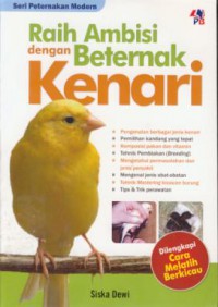 Raih ambisi dengan beternak kenari