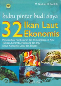 Buku pintar budi daya 32 ikan laut ekonomis