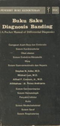 Buku saku diagnosis banding : a pocket manual of differential dianosis