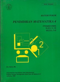 Materi pokok :pendidikan matematika 4-buku vi. 1C-modul 9-12