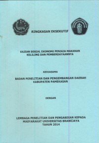 Laporan akhir : kajian sosial ekonomi penjaja makanan keliling dan pemberdayaannya