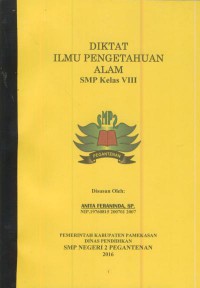 Diktat ilmu pengetahuan alam smp kelas viii