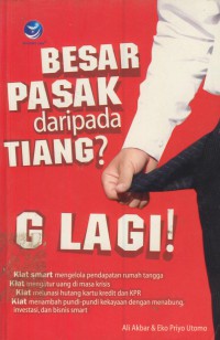 Besar pasak daripada tiang ? g lagi !