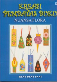 Kreasi pembatas buku : nuansa flora