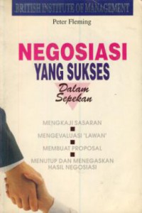 Negosiasi yang sukses dalam sepekan