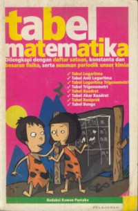 Tabel matematika : dilengkapi dengan daftar satuan, konstanta dan besaran fisika, serta susunan perodik unsur kimia