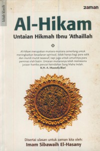 Al-hikam : untaian hikmah ibnu'athaillah