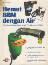 Hemat BBM dengan air (panduan membuat alat penghemat BBm)