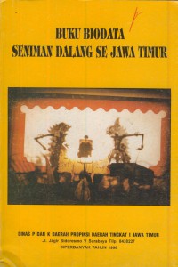 Buku biodata seniman dalang se jawa timur