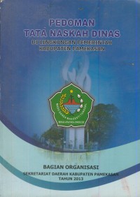 Pedoman tata naskah dinas di lingkungan pemerintah kabupaten pamekasan