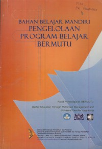 Bahan belajar mandiri pengelolaan program belajar bermutu