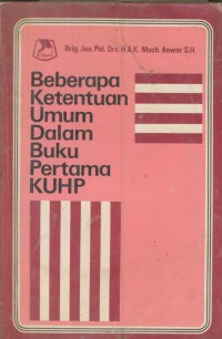 Beberapa ketentuan umumdalam buku pertama KUHP