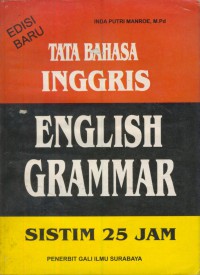 Tata bahasa inggris : english grammar sistim 25 jam