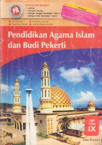 Pendidikan agama islam dan budi pekerti smp kelas ix