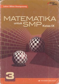 Matematika untuk smp kelas ix : jili. 3