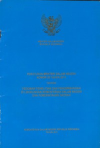 Peraturan menteri dalam negeri nomor 20 tahun 2011 tentang pedoman penelitian dan pengembangandi lingkungan kementerian dalam negeri dan pemerintahan daerah