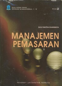 Materi pokok manajemen pemasaran