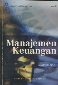 Materi pokok manajemen keuangan