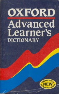 Oxford Advabced Learner's Dictionary