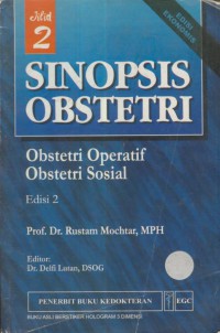 Sinopsis Obsterti : Obsterti Operatif Obsterti Sosial