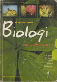 Buku penuntun biologi untuk SMU kelas 1