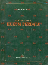 Pokok-pokok Hukum Perdata