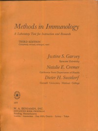 Methods in immunology : a laboratory text for instruction and research