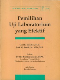 Pemilihan uji laboratorium yang efektif