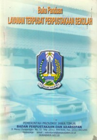 Buku panduan layanan terpusat perpustakaan sekolah