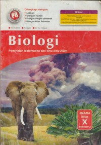 Biologi : Peminatan Matematika dan Ilmu - Ilmu Alam SMA/MA Kelas X Semester 2